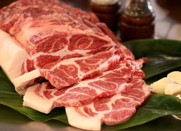 金あぐーの鉄板焼160g